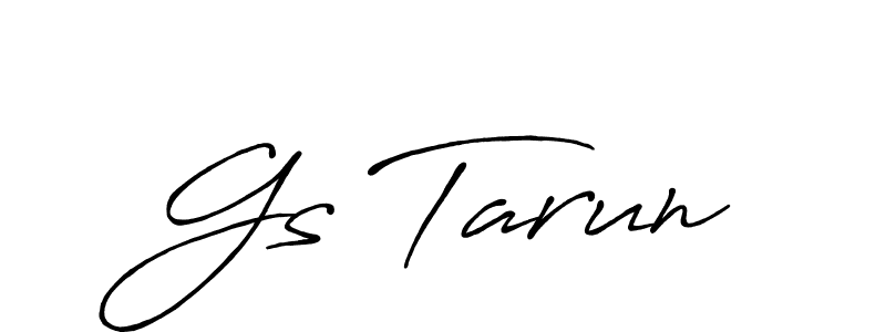 It looks lik you need a new signature style for name Gs Tarun. Design unique handwritten (Antro_Vectra_Bolder) signature with our free signature maker in just a few clicks. Gs Tarun signature style 7 images and pictures png