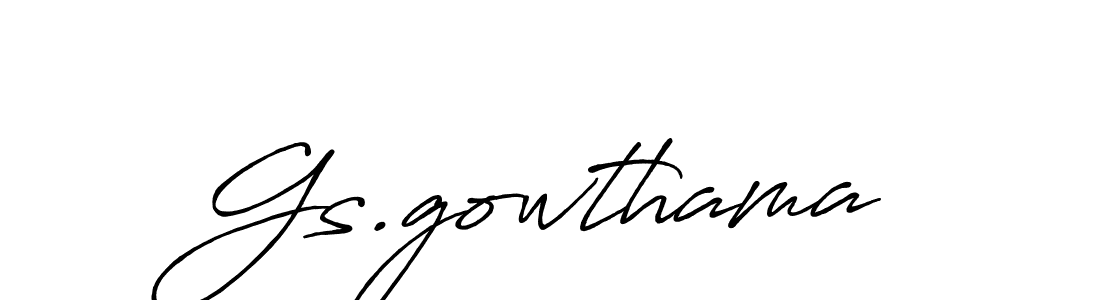 The best way (Antro_Vectra_Bolder) to make a short signature is to pick only two or three words in your name. The name Gs.gowthama include a total of six letters. For converting this name. Gs.gowthama signature style 7 images and pictures png