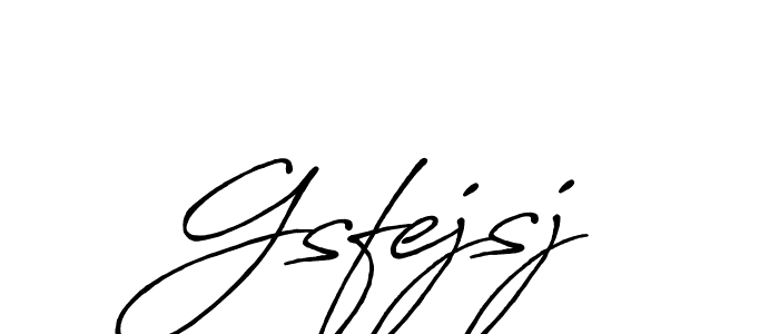 Also we have Gsfejsj name is the best signature style. Create professional handwritten signature collection using Antro_Vectra_Bolder autograph style. Gsfejsj signature style 7 images and pictures png