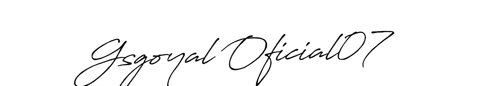 How to Draw Gsgoyal Oficial07 signature style? Antro_Vectra_Bolder is a latest design signature styles for name Gsgoyal Oficial07. Gsgoyal Oficial07 signature style 7 images and pictures png