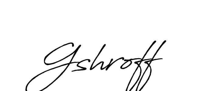 Also You can easily find your signature by using the search form. We will create Gshroff name handwritten signature images for you free of cost using Antro_Vectra_Bolder sign style. Gshroff signature style 7 images and pictures png