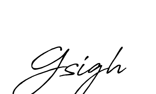 if you are searching for the best signature style for your name Gsigh. so please give up your signature search. here we have designed multiple signature styles  using Antro_Vectra_Bolder. Gsigh signature style 7 images and pictures png