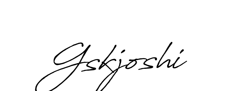 How to Draw Gskjoshi signature style? Antro_Vectra_Bolder is a latest design signature styles for name Gskjoshi. Gskjoshi signature style 7 images and pictures png