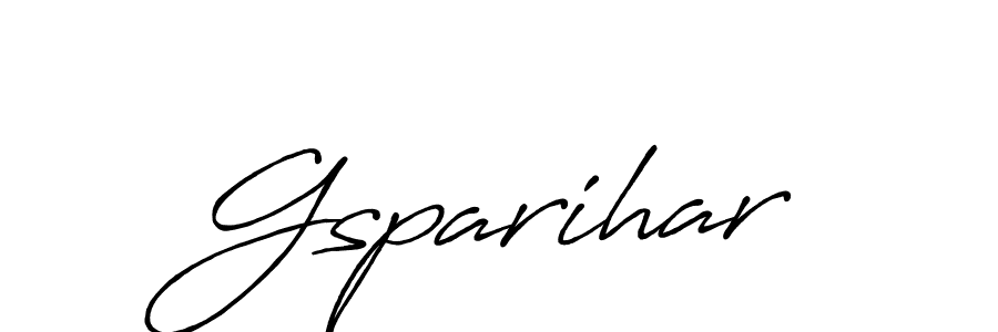 Make a beautiful signature design for name Gsparihar. Use this online signature maker to create a handwritten signature for free. Gsparihar signature style 7 images and pictures png