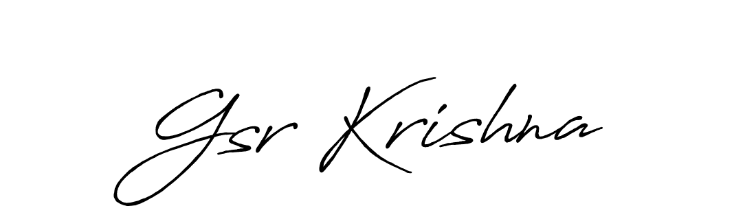 Antro_Vectra_Bolder is a professional signature style that is perfect for those who want to add a touch of class to their signature. It is also a great choice for those who want to make their signature more unique. Get Gsr Krishna name to fancy signature for free. Gsr Krishna signature style 7 images and pictures png