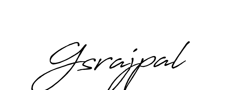 Make a short Gsrajpal signature style. Manage your documents anywhere anytime using Antro_Vectra_Bolder. Create and add eSignatures, submit forms, share and send files easily. Gsrajpal signature style 7 images and pictures png