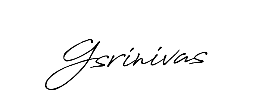 You should practise on your own different ways (Antro_Vectra_Bolder) to write your name (Gsrinivas) in signature. don't let someone else do it for you. Gsrinivas signature style 7 images and pictures png