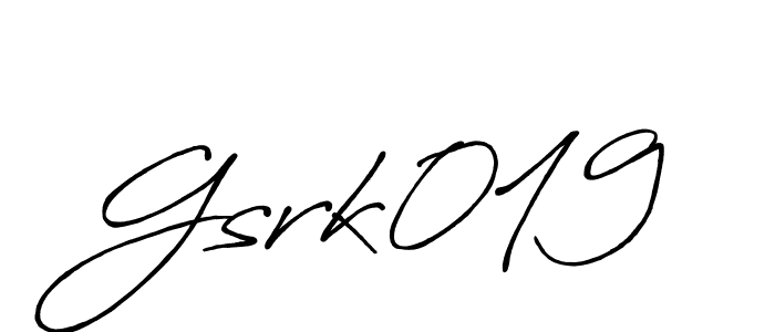 This is the best signature style for the Gsrk019 name. Also you like these signature font (Antro_Vectra_Bolder). Mix name signature. Gsrk019 signature style 7 images and pictures png