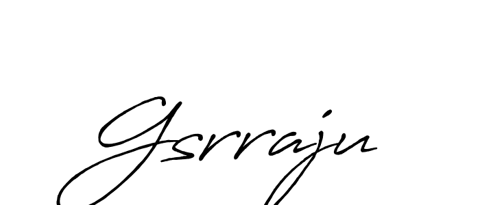 Design your own signature with our free online signature maker. With this signature software, you can create a handwritten (Antro_Vectra_Bolder) signature for name Gsrraju. Gsrraju signature style 7 images and pictures png