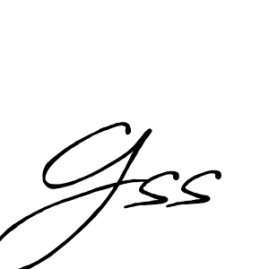 Design your own signature with our free online signature maker. With this signature software, you can create a handwritten (Antro_Vectra_Bolder) signature for name Gss. Gss signature style 7 images and pictures png