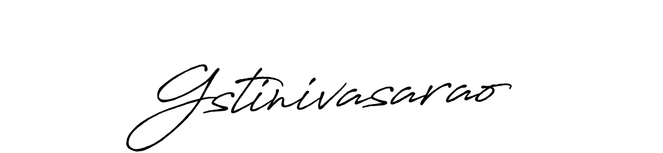 Gstinivasarao stylish signature style. Best Handwritten Sign (Antro_Vectra_Bolder) for my name. Handwritten Signature Collection Ideas for my name Gstinivasarao. Gstinivasarao signature style 7 images and pictures png