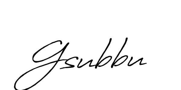 Antro_Vectra_Bolder is a professional signature style that is perfect for those who want to add a touch of class to their signature. It is also a great choice for those who want to make their signature more unique. Get Gsubbu name to fancy signature for free. Gsubbu signature style 7 images and pictures png