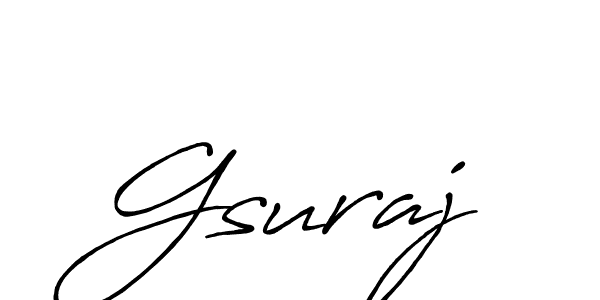 This is the best signature style for the Gsuraj name. Also you like these signature font (Antro_Vectra_Bolder). Mix name signature. Gsuraj signature style 7 images and pictures png