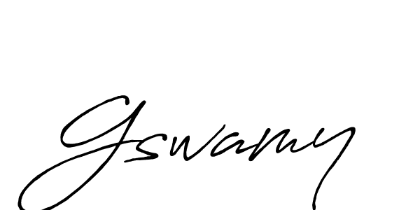 Design your own signature with our free online signature maker. With this signature software, you can create a handwritten (Antro_Vectra_Bolder) signature for name Gswamy. Gswamy signature style 7 images and pictures png