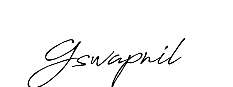 Similarly Antro_Vectra_Bolder is the best handwritten signature design. Signature creator online .You can use it as an online autograph creator for name Gswapnil. Gswapnil signature style 7 images and pictures png