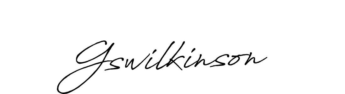 Gswilkinson stylish signature style. Best Handwritten Sign (Antro_Vectra_Bolder) for my name. Handwritten Signature Collection Ideas for my name Gswilkinson. Gswilkinson signature style 7 images and pictures png