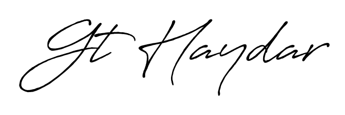 Gt Haydar stylish signature style. Best Handwritten Sign (Antro_Vectra_Bolder) for my name. Handwritten Signature Collection Ideas for my name Gt Haydar. Gt Haydar signature style 7 images and pictures png