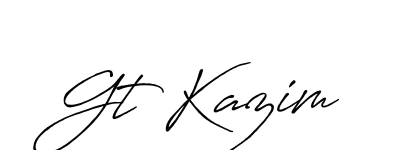 How to Draw Gt Kazim signature style? Antro_Vectra_Bolder is a latest design signature styles for name Gt Kazim. Gt Kazim signature style 7 images and pictures png