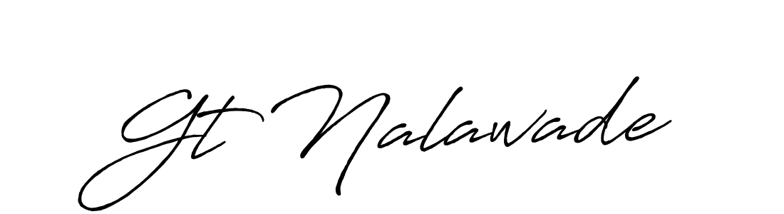 The best way (Antro_Vectra_Bolder) to make a short signature is to pick only two or three words in your name. The name Gt Nalawade include a total of six letters. For converting this name. Gt Nalawade signature style 7 images and pictures png