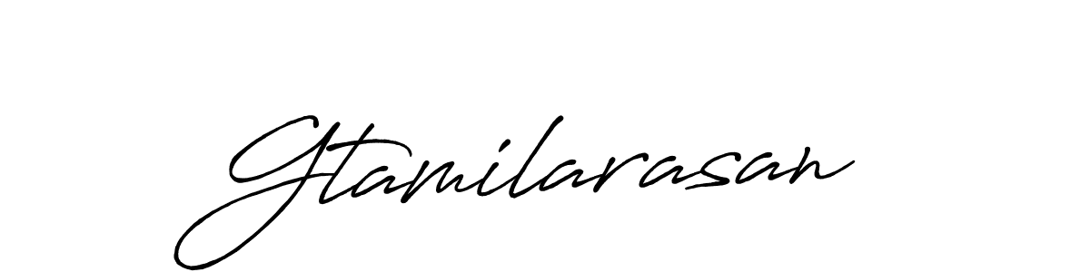 How to make Gtamilarasan signature? Antro_Vectra_Bolder is a professional autograph style. Create handwritten signature for Gtamilarasan name. Gtamilarasan signature style 7 images and pictures png