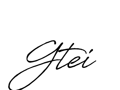 Also You can easily find your signature by using the search form. We will create Gtei name handwritten signature images for you free of cost using Antro_Vectra_Bolder sign style. Gtei signature style 7 images and pictures png
