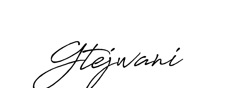 You should practise on your own different ways (Antro_Vectra_Bolder) to write your name (Gtejwani) in signature. don't let someone else do it for you. Gtejwani signature style 7 images and pictures png
