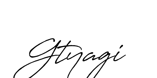 if you are searching for the best signature style for your name Gtyagi. so please give up your signature search. here we have designed multiple signature styles  using Antro_Vectra_Bolder. Gtyagi signature style 7 images and pictures png