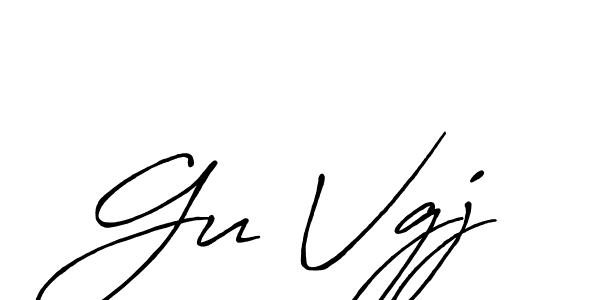 Also You can easily find your signature by using the search form. We will create Gu Vgj name handwritten signature images for you free of cost using Antro_Vectra_Bolder sign style. Gu Vgj signature style 7 images and pictures png