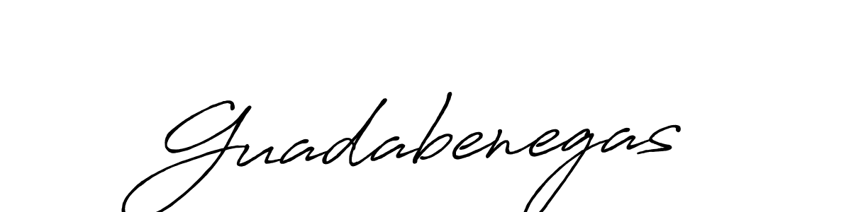 Design your own signature with our free online signature maker. With this signature software, you can create a handwritten (Antro_Vectra_Bolder) signature for name Guadabenegas. Guadabenegas signature style 7 images and pictures png