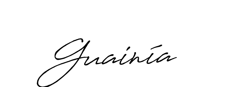 Here are the top 10 professional signature styles for the name Guainía. These are the best autograph styles you can use for your name. Guainía signature style 7 images and pictures png