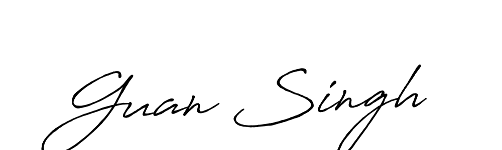 Make a beautiful signature design for name Guan Singh. Use this online signature maker to create a handwritten signature for free. Guan Singh signature style 7 images and pictures png