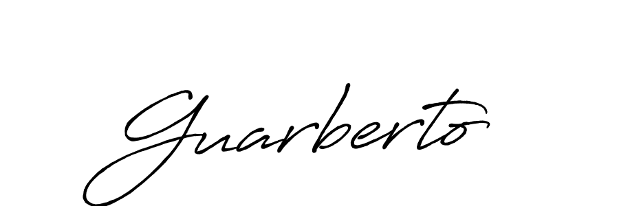 Also we have Guarberto name is the best signature style. Create professional handwritten signature collection using Antro_Vectra_Bolder autograph style. Guarberto signature style 7 images and pictures png