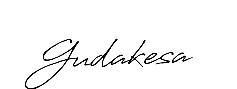 Make a beautiful signature design for name Gudakesa. Use this online signature maker to create a handwritten signature for free. Gudakesa signature style 7 images and pictures png