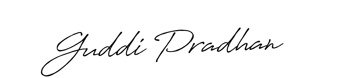 The best way (Antro_Vectra_Bolder) to make a short signature is to pick only two or three words in your name. The name Guddi Pradhan include a total of six letters. For converting this name. Guddi Pradhan signature style 7 images and pictures png