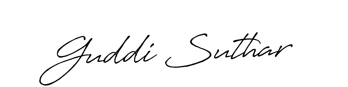 Make a short Guddi Suthar signature style. Manage your documents anywhere anytime using Antro_Vectra_Bolder. Create and add eSignatures, submit forms, share and send files easily. Guddi Suthar signature style 7 images and pictures png