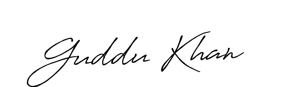 if you are searching for the best signature style for your name Guddu Khan. so please give up your signature search. here we have designed multiple signature styles  using Antro_Vectra_Bolder. Guddu Khan signature style 7 images and pictures png