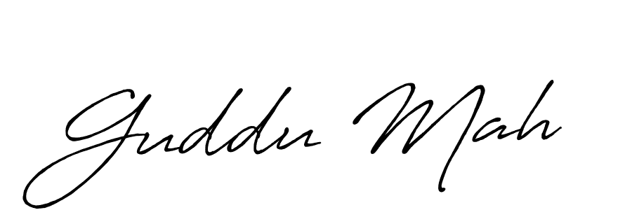 You can use this online signature creator to create a handwritten signature for the name Guddu Mah. This is the best online autograph maker. Guddu Mah signature style 7 images and pictures png