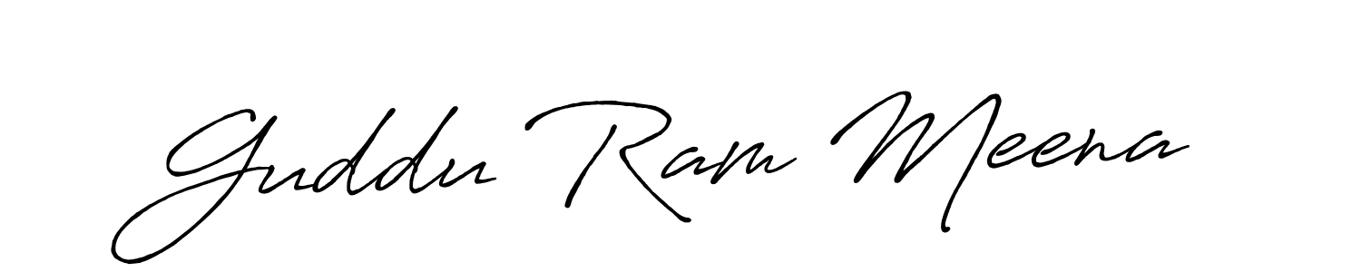 Also You can easily find your signature by using the search form. We will create Guddu Ram Meena name handwritten signature images for you free of cost using Antro_Vectra_Bolder sign style. Guddu Ram Meena signature style 7 images and pictures png