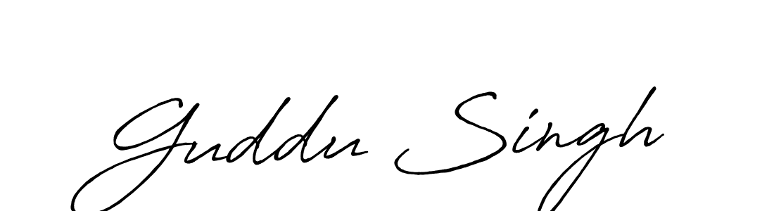 Once you've used our free online signature maker to create your best signature Antro_Vectra_Bolder style, it's time to enjoy all of the benefits that Guddu Singh name signing documents. Guddu Singh signature style 7 images and pictures png