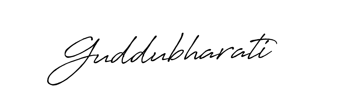 Similarly Antro_Vectra_Bolder is the best handwritten signature design. Signature creator online .You can use it as an online autograph creator for name Guddubharati. Guddubharati signature style 7 images and pictures png