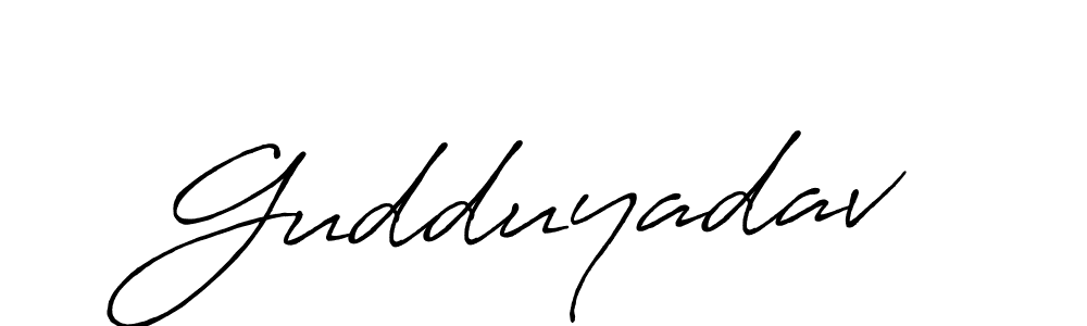 It looks lik you need a new signature style for name Gudduyadav. Design unique handwritten (Antro_Vectra_Bolder) signature with our free signature maker in just a few clicks. Gudduyadav signature style 7 images and pictures png