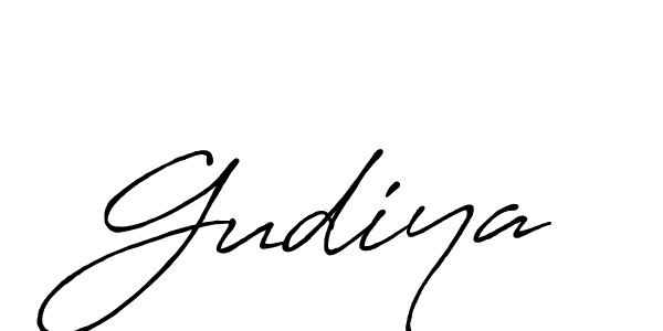 Also we have Gudiya name is the best signature style. Create professional handwritten signature collection using Antro_Vectra_Bolder autograph style. Gudiya signature style 7 images and pictures png