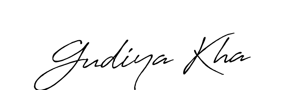 Make a short Gudiya Kha signature style. Manage your documents anywhere anytime using Antro_Vectra_Bolder. Create and add eSignatures, submit forms, share and send files easily. Gudiya Kha signature style 7 images and pictures png