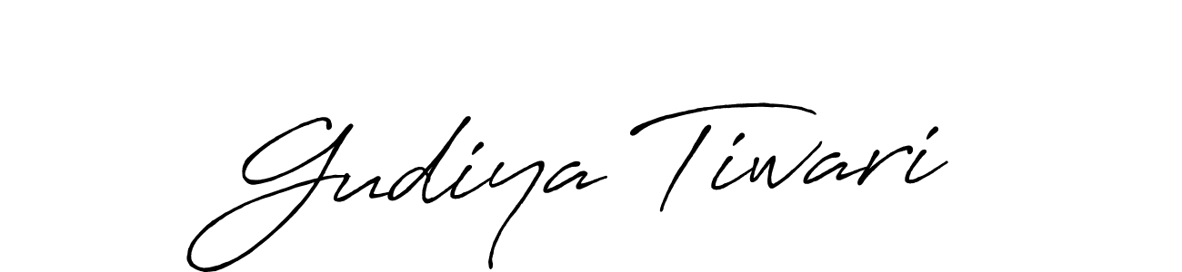 Antro_Vectra_Bolder is a professional signature style that is perfect for those who want to add a touch of class to their signature. It is also a great choice for those who want to make their signature more unique. Get Gudiya Tiwari name to fancy signature for free. Gudiya Tiwari signature style 7 images and pictures png
