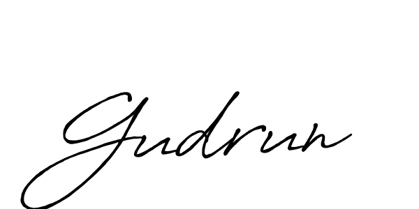 Gudrun stylish signature style. Best Handwritten Sign (Antro_Vectra_Bolder) for my name. Handwritten Signature Collection Ideas for my name Gudrun. Gudrun signature style 7 images and pictures png