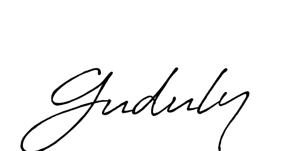 You can use this online signature creator to create a handwritten signature for the name Guduly. This is the best online autograph maker. Guduly signature style 7 images and pictures png