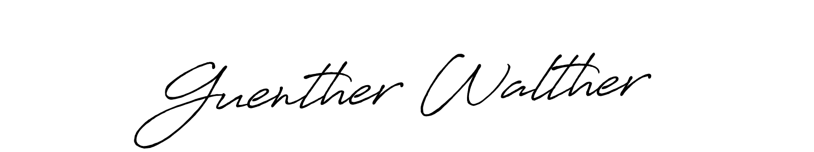 if you are searching for the best signature style for your name Guenther Walther. so please give up your signature search. here we have designed multiple signature styles  using Antro_Vectra_Bolder. Guenther Walther signature style 7 images and pictures png
