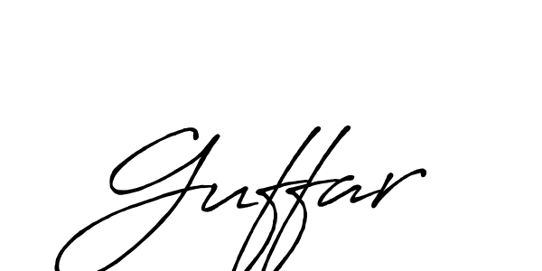Use a signature maker to create a handwritten signature online. With this signature software, you can design (Antro_Vectra_Bolder) your own signature for name Guffar. Guffar signature style 7 images and pictures png