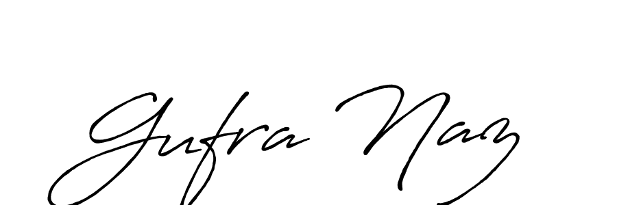 How to make Gufra Naz signature? Antro_Vectra_Bolder is a professional autograph style. Create handwritten signature for Gufra Naz name. Gufra Naz signature style 7 images and pictures png