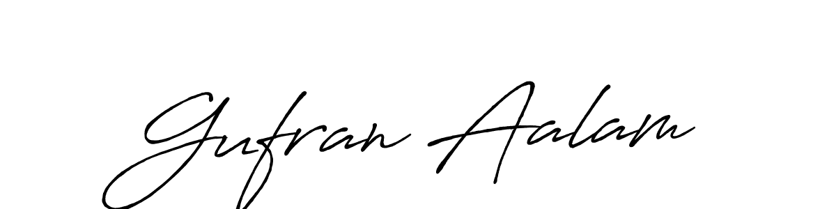 Make a short Gufran Aalam signature style. Manage your documents anywhere anytime using Antro_Vectra_Bolder. Create and add eSignatures, submit forms, share and send files easily. Gufran Aalam signature style 7 images and pictures png
